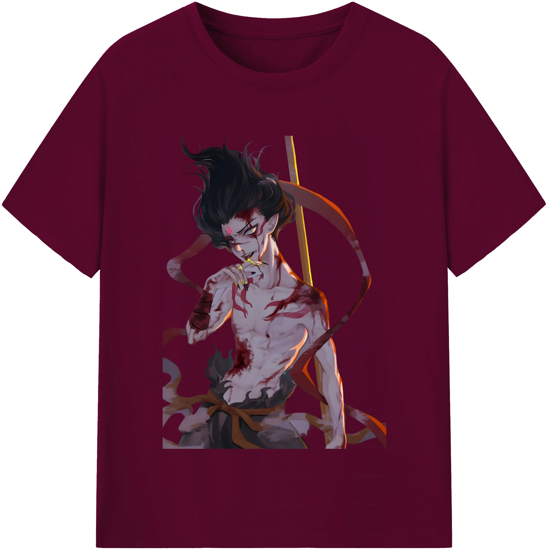 （画像用） Ne Zha 2 ナタ 魔童の大暴れ レディースカジュアルプリントTシャツ（綿100％）